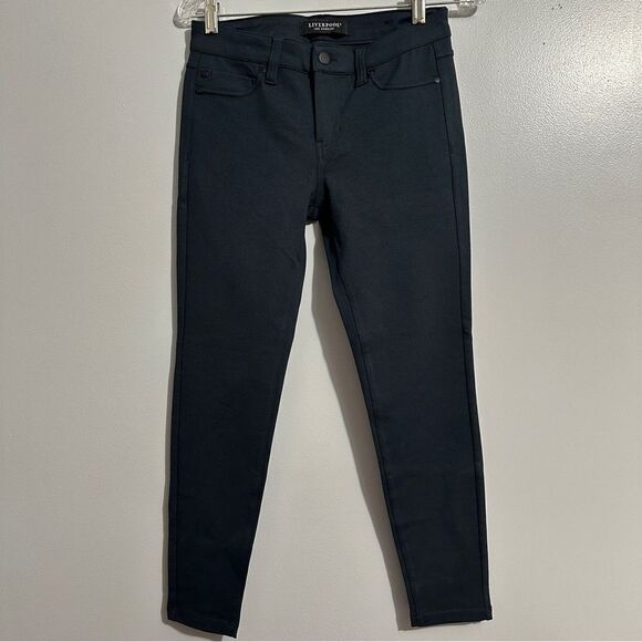 Liverpool blackish gray denim pants size 2/26 - Picture 1 of 6